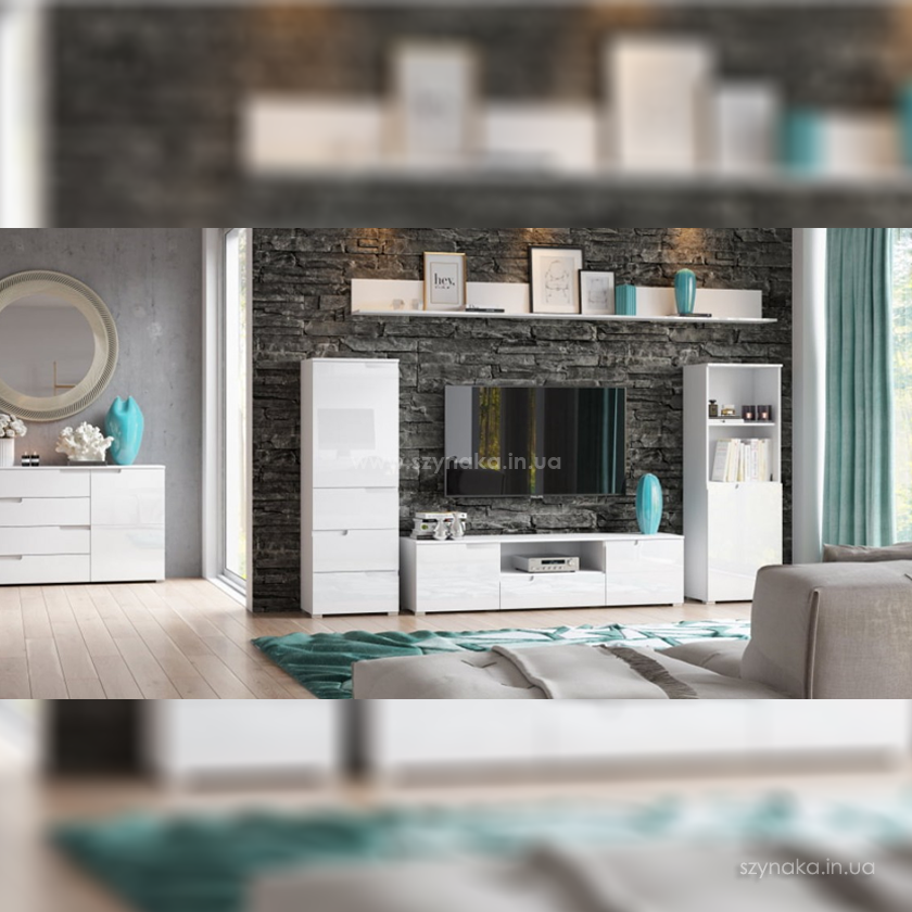 Комод 4д 1ш Selene 36 цвет белый Комод 4д 1ш Selene 36 цвет белый