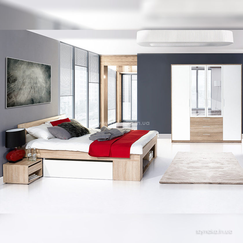 Кровать 160х200 Szynaka Milo 09 с тумбочками Кровать 160х200 Szynaka Milo 09 с тумбочками