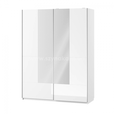 Шкаф-купе 2д Selene 30 с зеркалом цвет белый Шкаф-купе 2д Selene 30 с зеркалом цвет белый